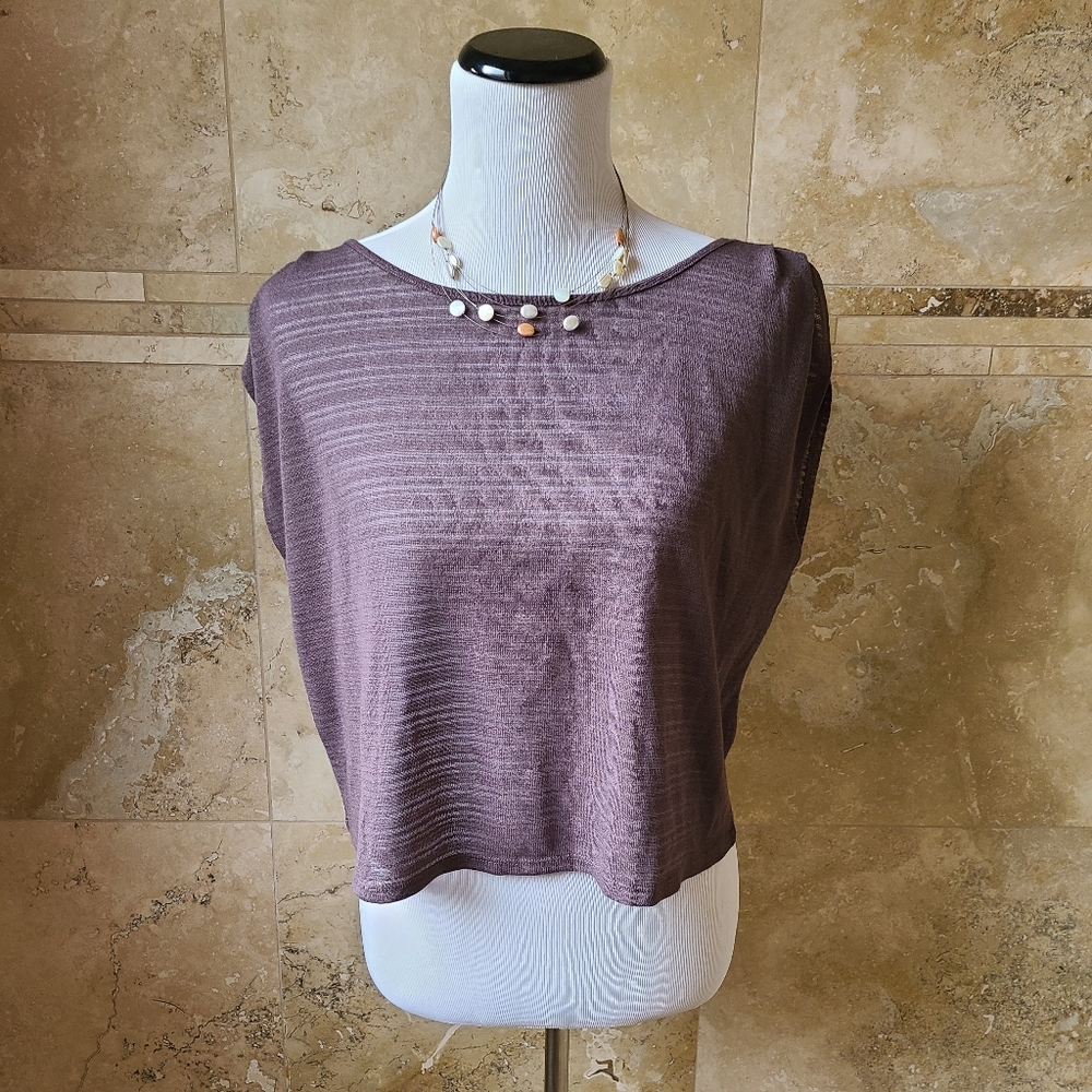 Sheer knit top
